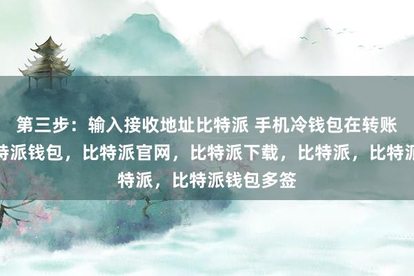 第三步：输入接收地址比特派 手机冷钱包在转账页面上比特派钱包，比特派官网，比特派下载，比特派，比特派钱包多签