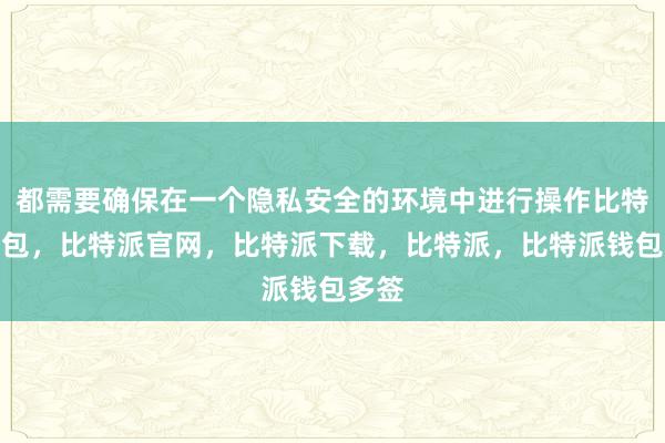 都需要确保在一个隐私安全的环境中进行操作比特派钱包，比特派官网，比特派下载，比特派，比特派钱包多签