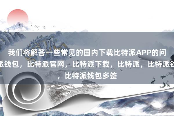 我们将解答一些常见的国内下载比特派APP的问题比特派钱包，比特派官网，比特派下载，比特派，比特派钱包多签