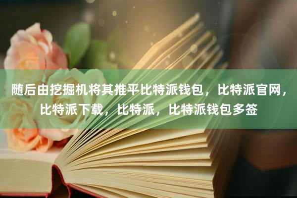 随后由挖掘机将其推平比特派钱包，比特派官网，比特派下载，比特派，比特派钱包多签