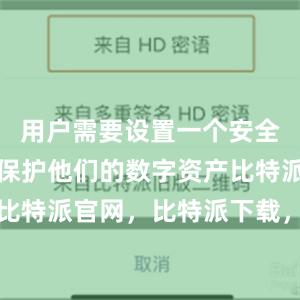 用户需要设置一个安全的密码来保护他们的数字资产比特派钱包，比特派官网，比特派下载，比特派，比特派钱包多签